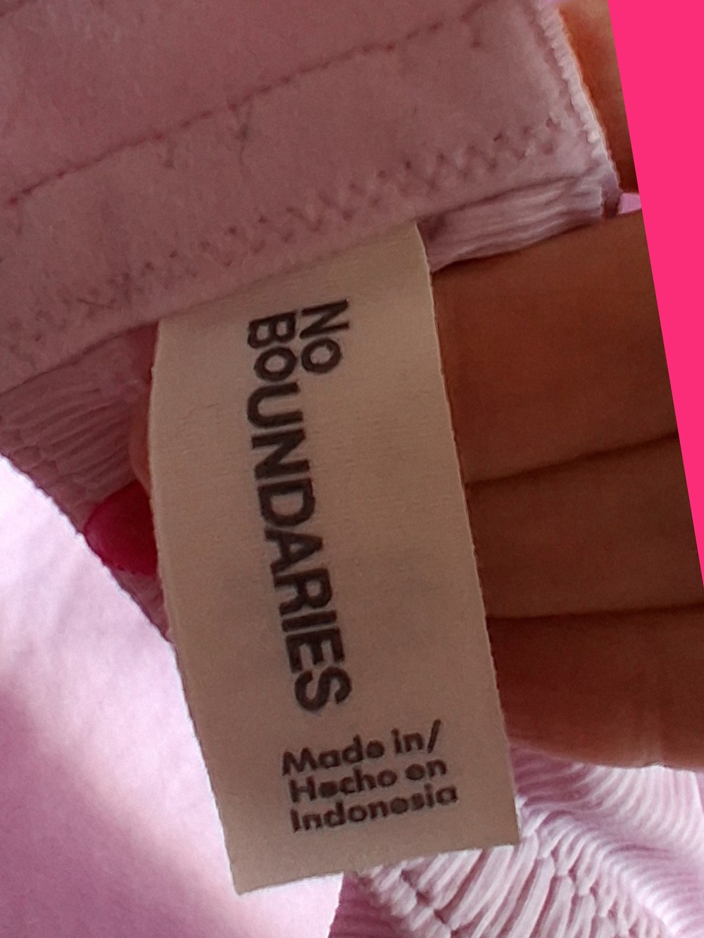 🐶5/$10-No Boundaries Pale Pink Seamless Molded T-Shirt Bra - Picture 3 of 3
